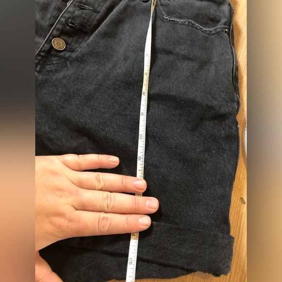 Misguided | High Rise Button Fly Shorts - Picture 5 of 7